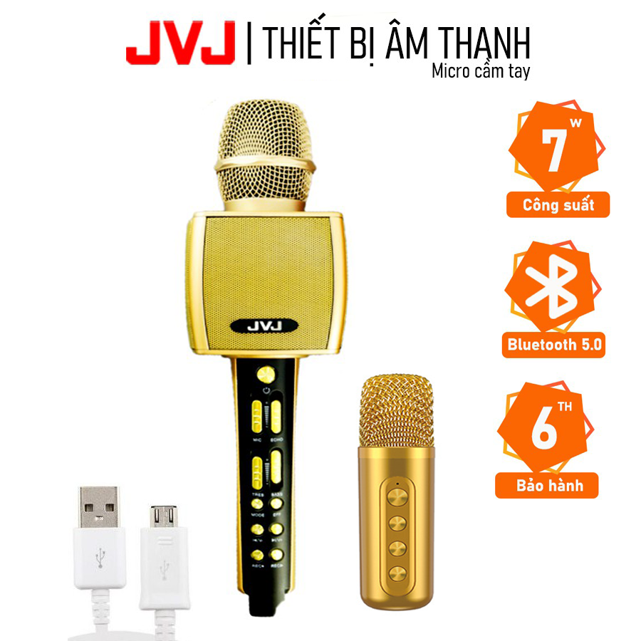 Micro karaoke YS98 JVJ bluetooth Không dây kèm mic song ca và loa 3 in 1 thumbnail