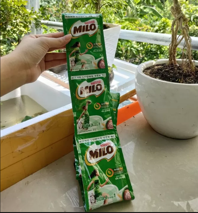 [Tặng 1 gói]Thức uống lúa mạch Milo  1 dây 10 gói x 22g