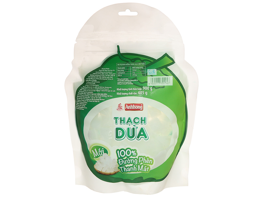 ĐỒ UỐNG TRUYỀN THỐNG - THẠCH DỪA ÁNH HỒNG TÚI 400GR / 900GR C