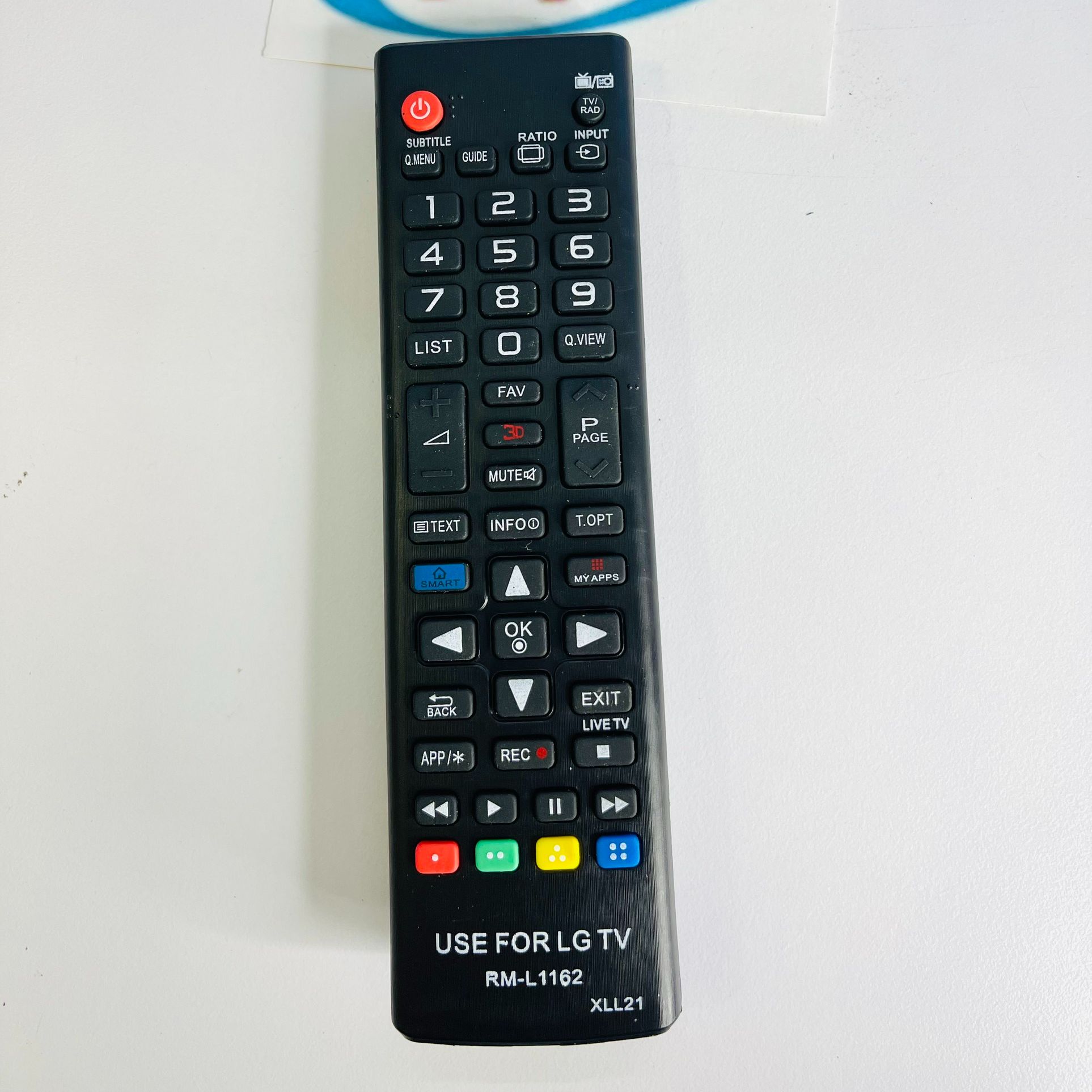 Remote tivi lg rm-l1162 tặng kèm pin