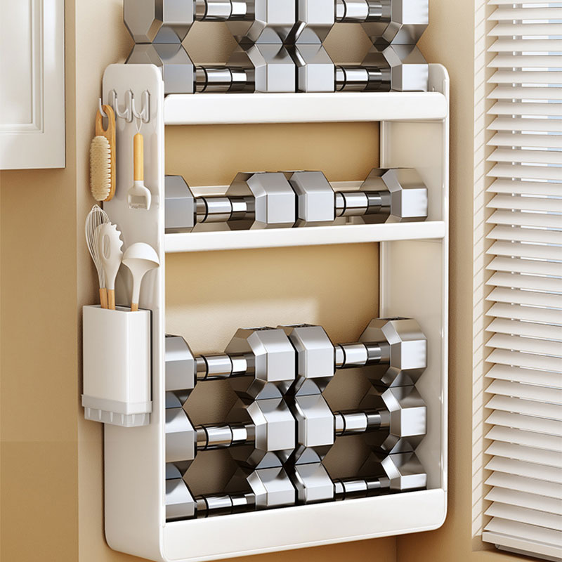 NFA Hole-free kitchen wall-mounted storage rack Multifunctional wall-mounted spice rack to store bottles and jars with seasoning rack