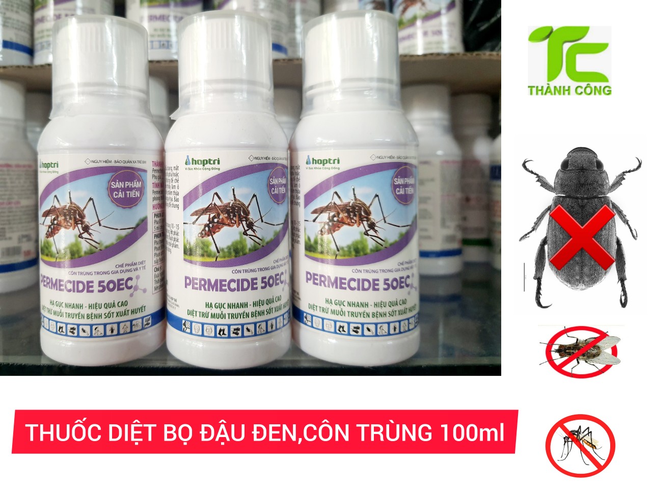 Thuốc diệt bọ đậu đen,muỗi Permecide 50EC 100ml Ấn Độ