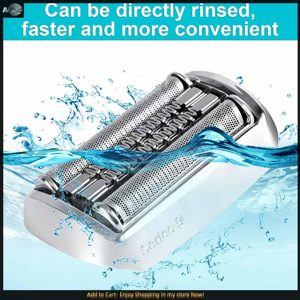 NEW Braun Series 9 Pro Shaver Head Replacement 94M shaver head silver