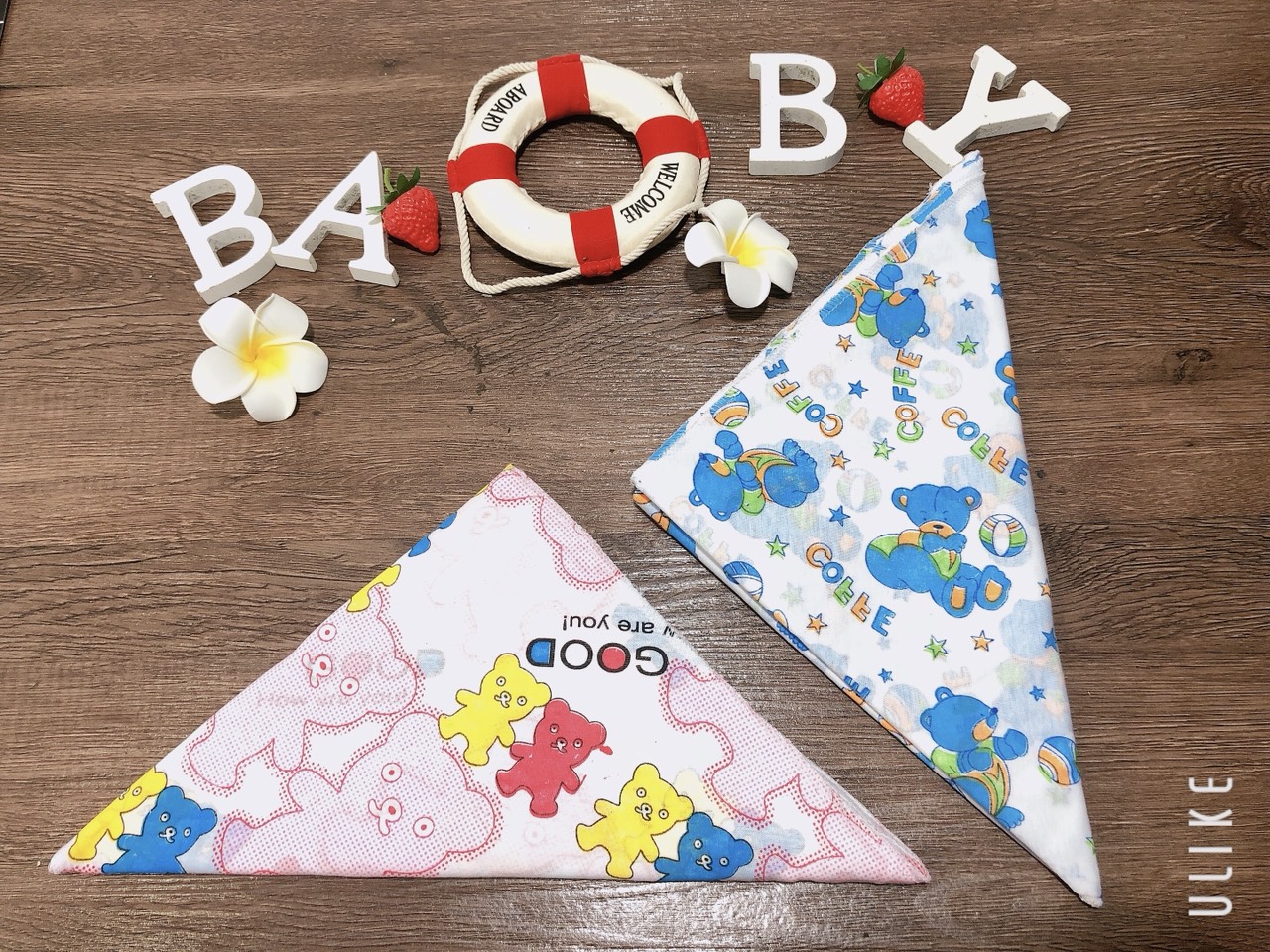 Sét 10 chiếc tã chéo cotton cho bé sơ sinh