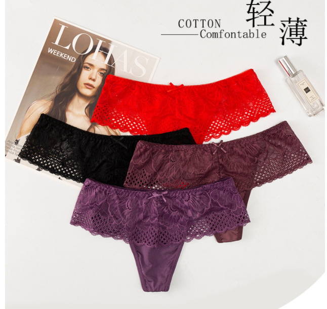 Combo 5 Quần Lót Nữ Lọt Khe Ren Voronin 6225 – Quyến Rũ, Êm Ái, Phối Đồ Đa Dạng