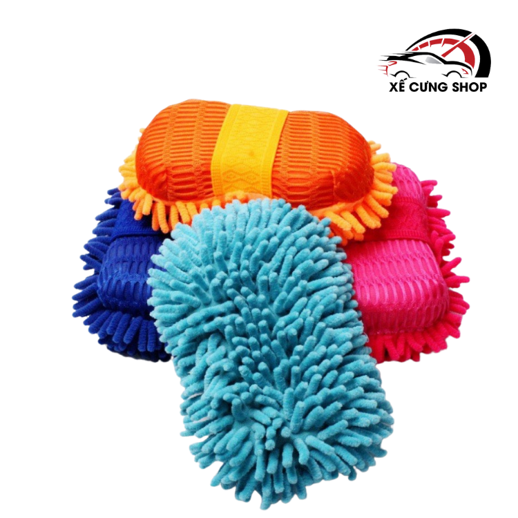 Miếng san hô rửa xe ô tô Microfiber mềm mịn