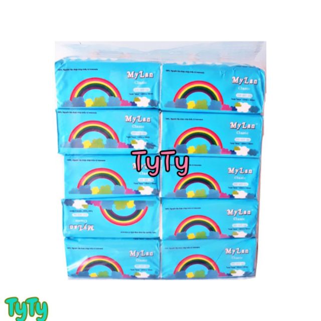 1lốc 10 bịch khăn giấy rút