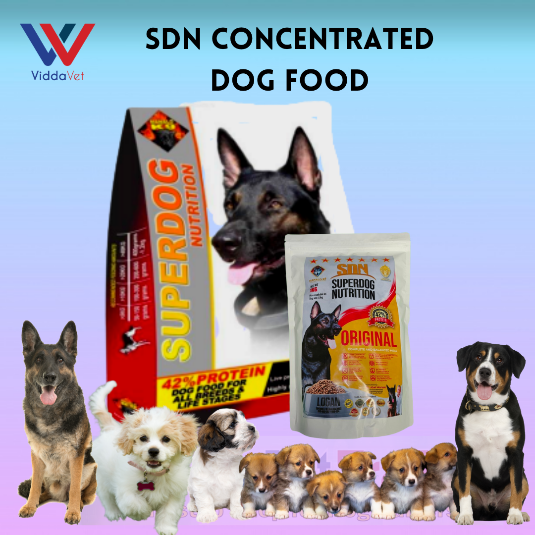 [1Kilogram] SDN dog food original packaging SDN SuperDog Nutrition by