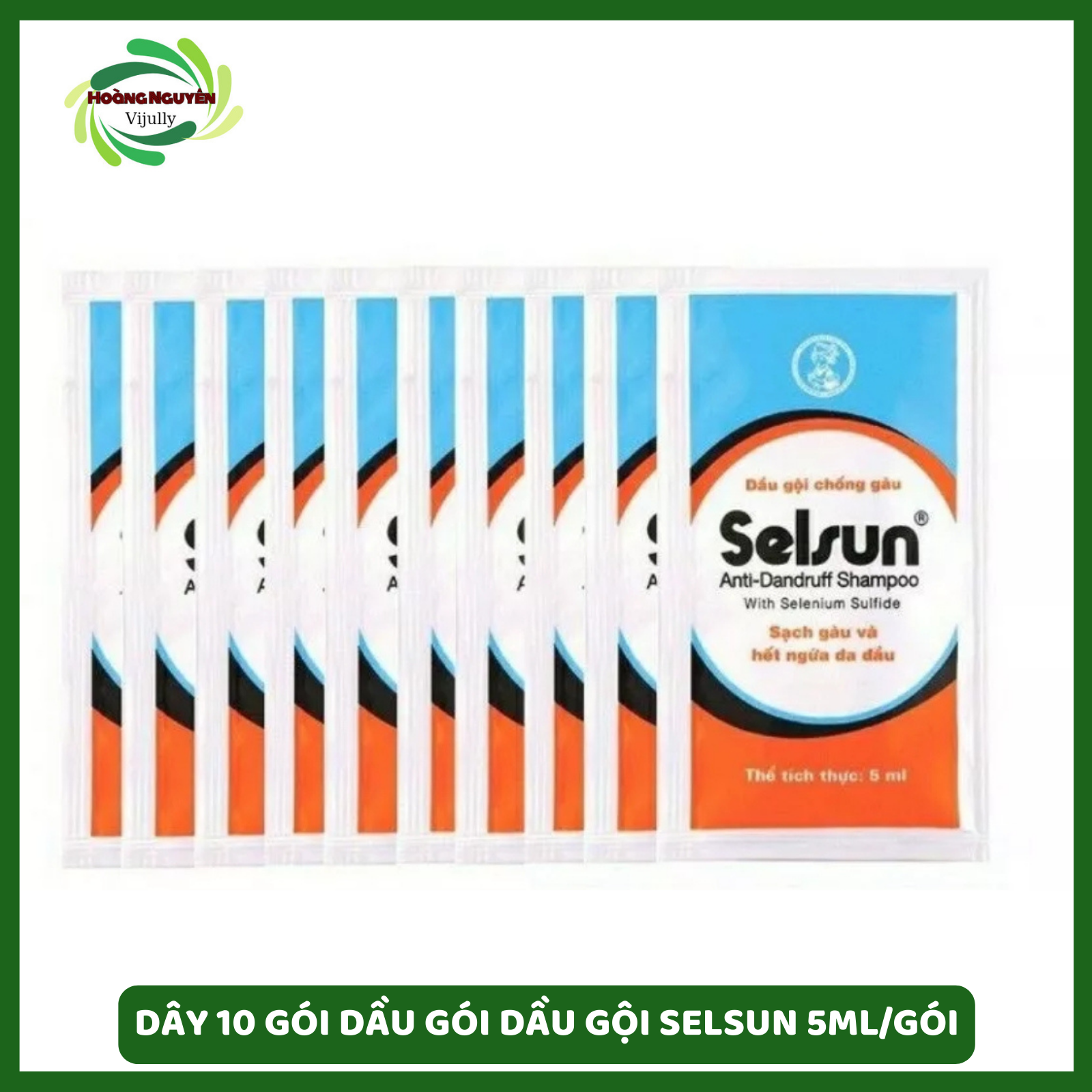 Dầu gội chống gàu Selsun gói 5ml (1 dây 10 gói)