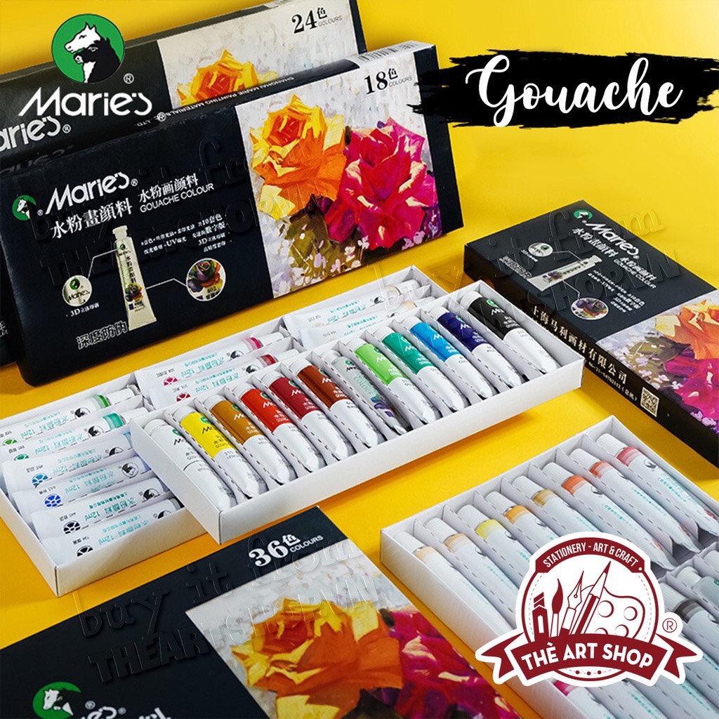 Màu Gouache Marie's 12ml