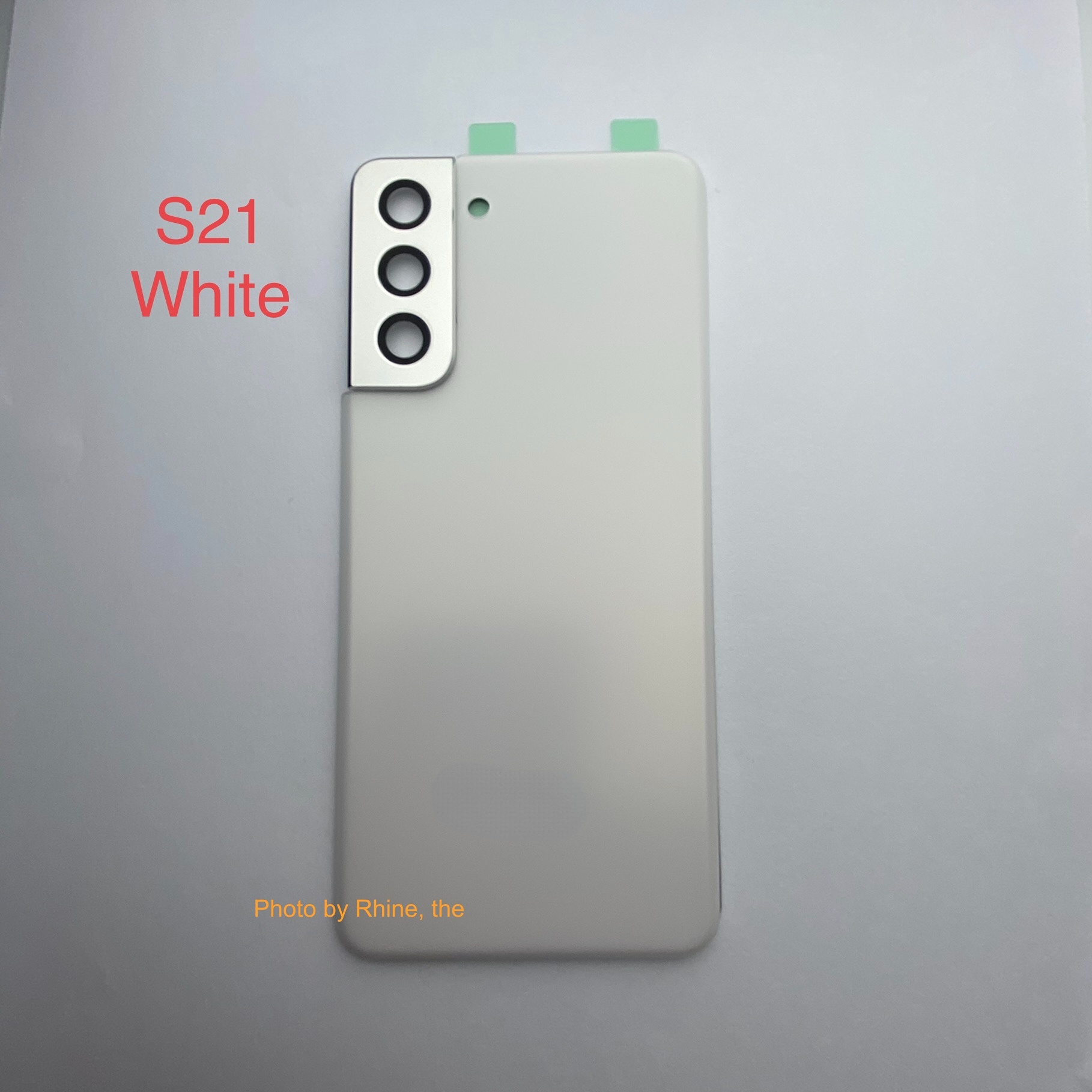 Zhitian Luxury For Samsung Galaxy S21/S21 Plus S21+/S21 Ultra Battery Back Cover Door Rear Glass Housing Case Camera Lens Frame Adhesive. 