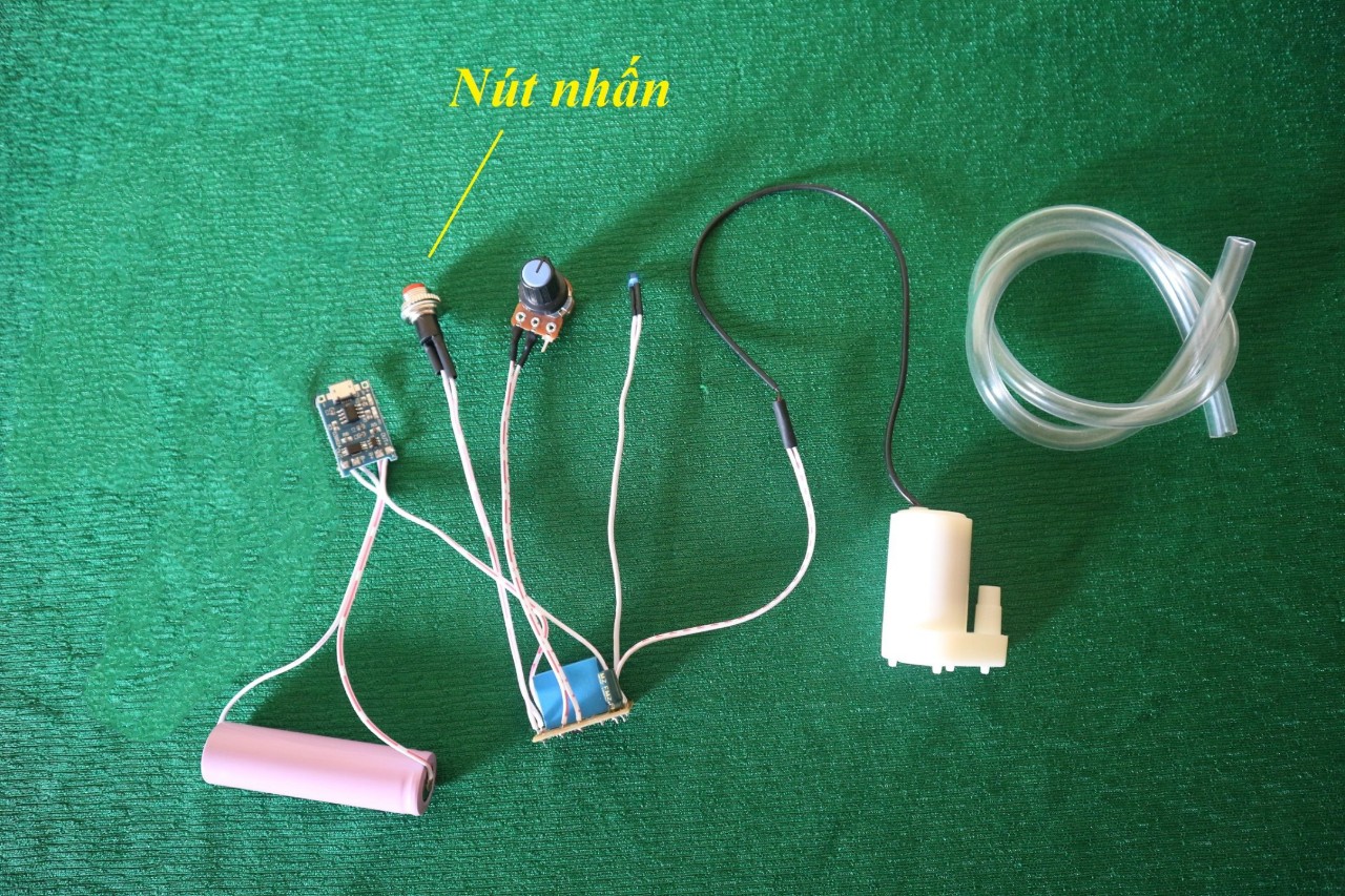 Combo Mạch Chế Bình Rót Ruou Tự Động 3v7 Hàn Sẵn