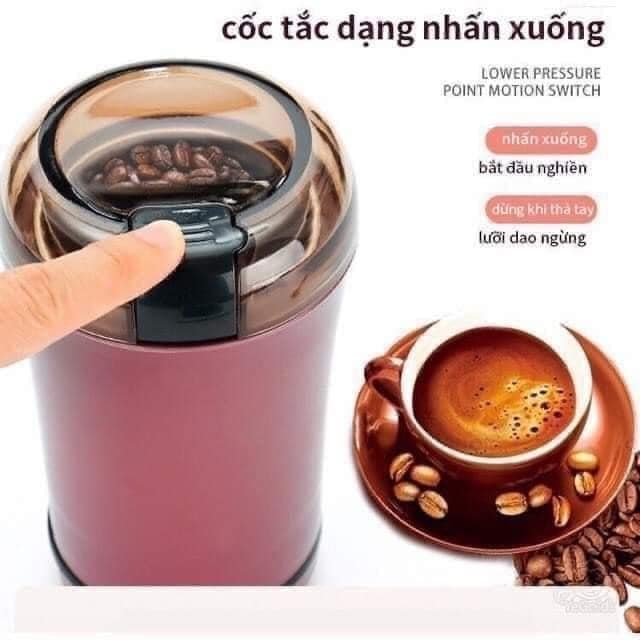 Máy xay tự động hạt khô cầm tay mini siêu tốc - đa năng - tiện lợi - hiệu qủa - chất lượng