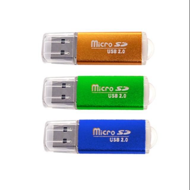 USB đầu đọc thẻ nhớ micro SD - màu ngẫu nhiên
