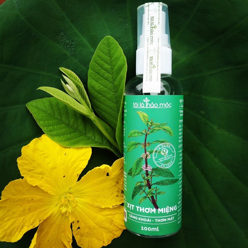 Xịt  Thơm Miệng Bạc Hà  ( Tôi Là Thảo Mộc ) - Chai 100ML