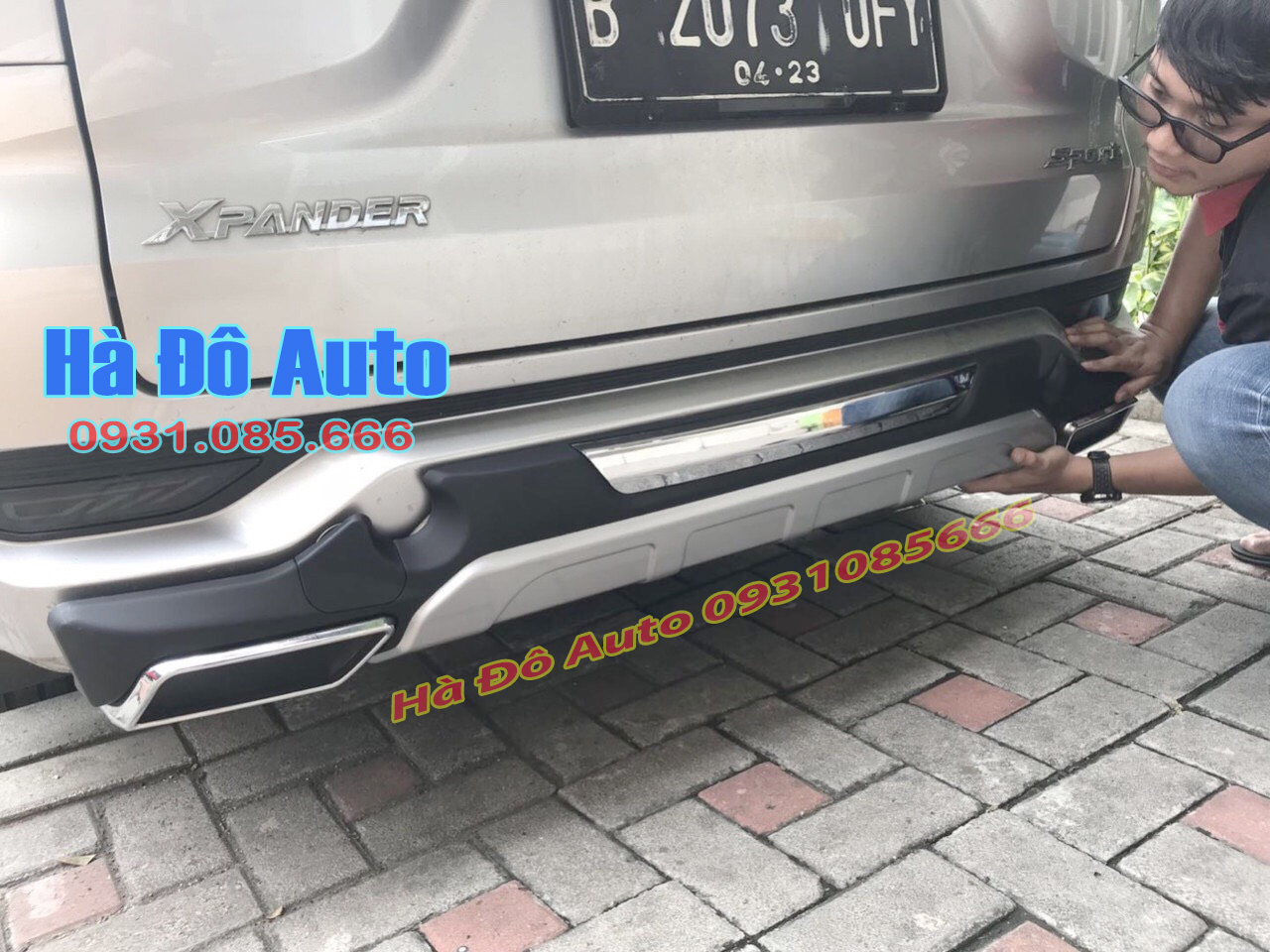 Ốp Cản Trước Sau Mitsubishi Xpander 2018 2019 2020 2021 - Body Trước sau Xpander 2018/2021