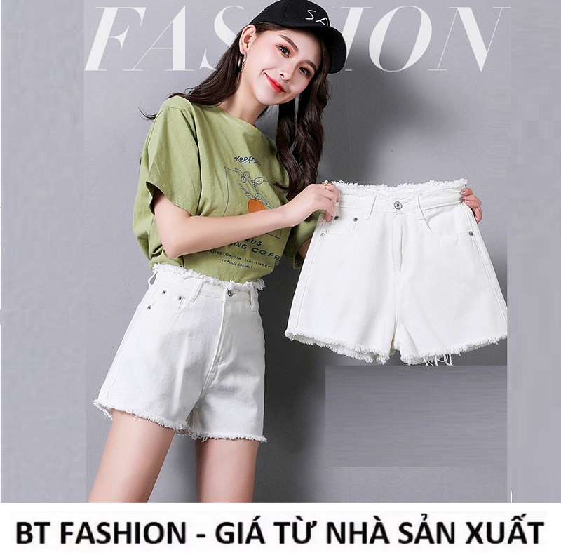 Quần Đùi Sọt Nữ Kaki Coton Co Dãn Thời Trang - BT Fashion (SO03,).
