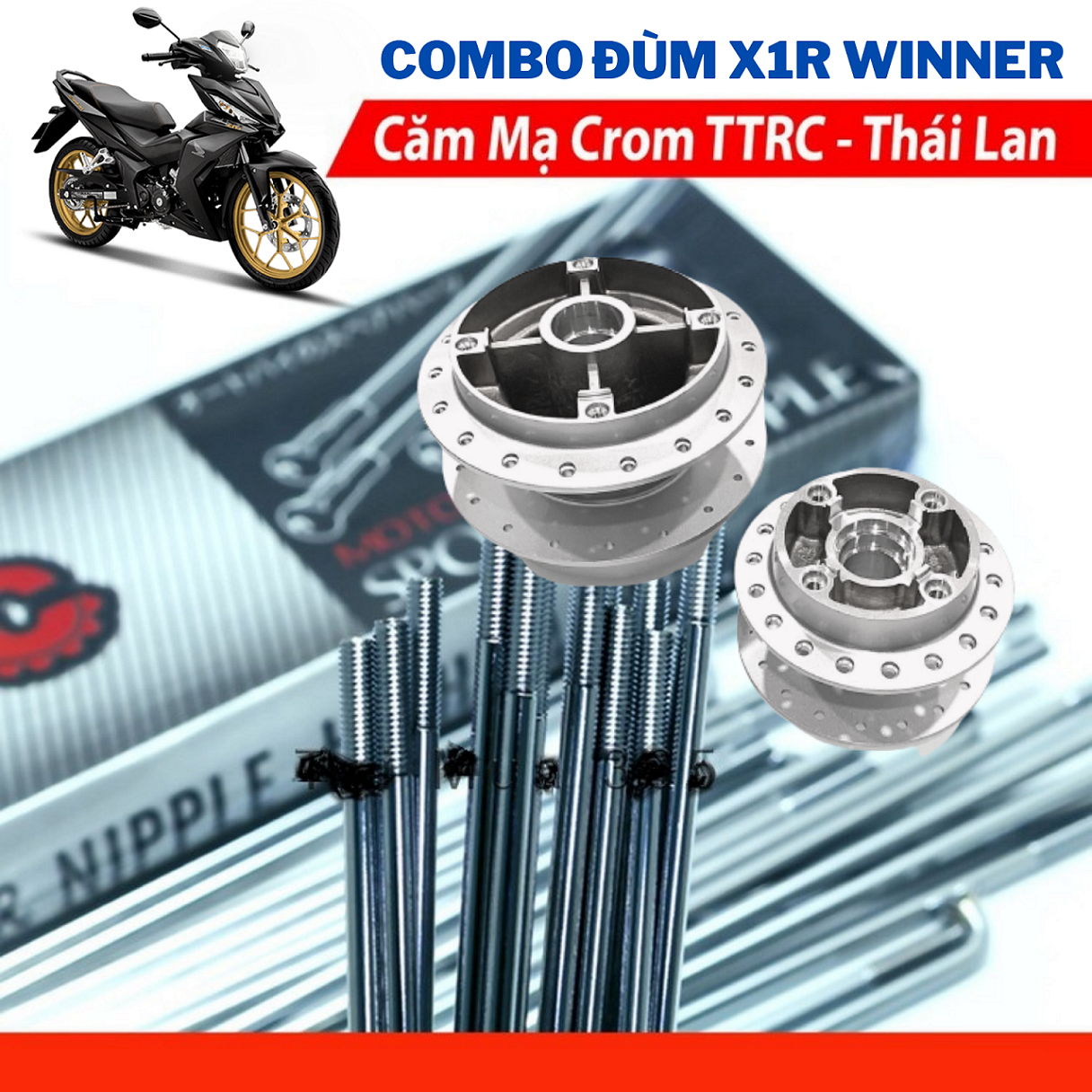 BỘ ĐÙM X1R + CẶP CĂM NOVA X1R CHO WINNER
