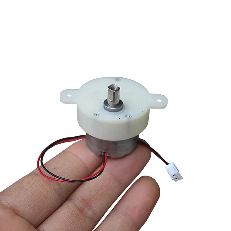 5RPM Micro DC Gear Motor - 3V-6V, 300:1 Gearbox, Threaded Shaft, Reversible, Slow Speed-262665