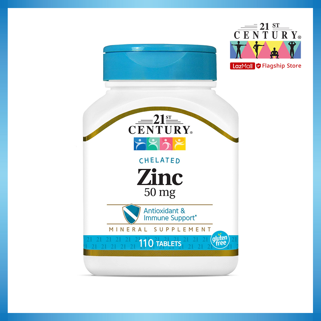 21st Century Zinc 50mg Chelated 110 Tablets Lazada Singapore 2364