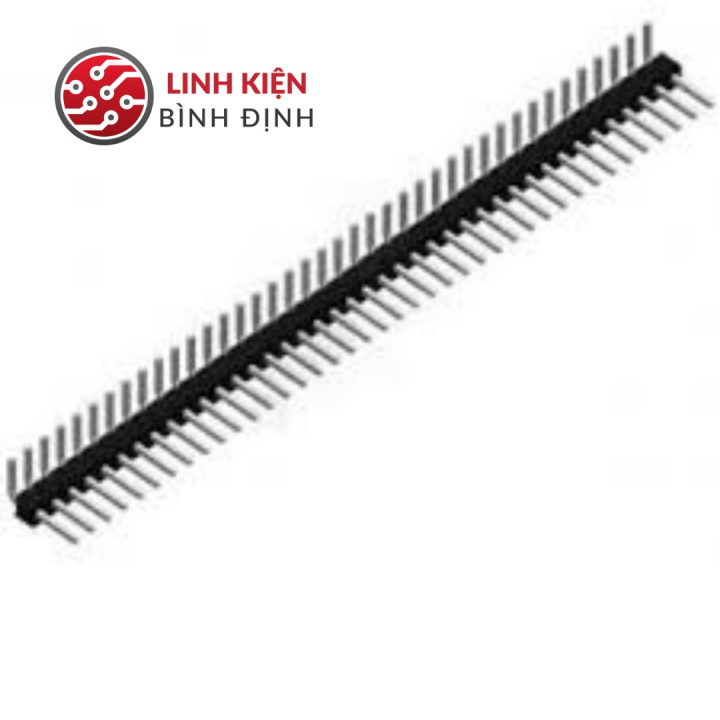 Túi 5 jump đơn đực cong 2.54mm 1x40p
