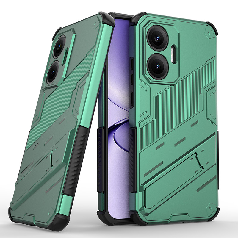 Xiaomi Redmi Turbo 4 Pro/Xiaomi Poco F7 Case with Kickstand, Military-Grade Shockproof Ultra-Thin Slim Fit Hard Cover for Xiaomi Redmi Turbo 4 Pro/Xiaomi Poco F7.