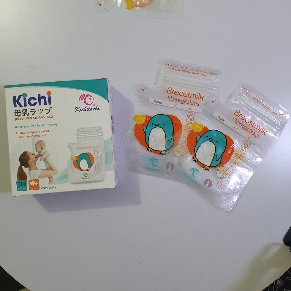 Túi trữ sữa kichi 250ml chính hãng cho mẹ và bé  50 túi - ảnh sản phẩm 3