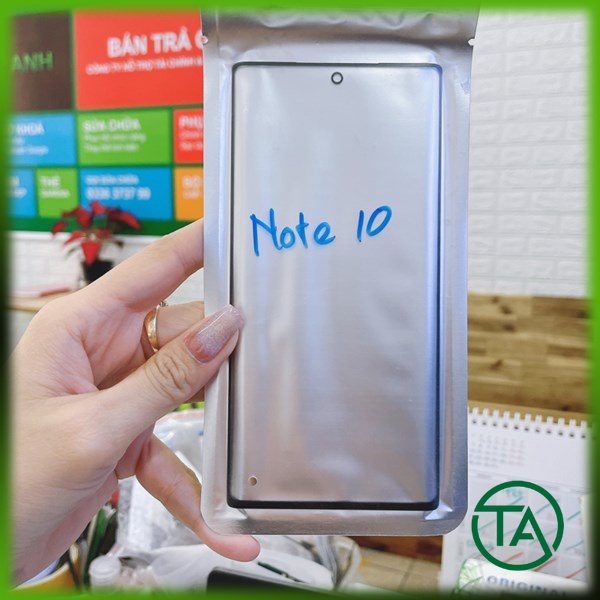 Kính ép oca samsung note 10