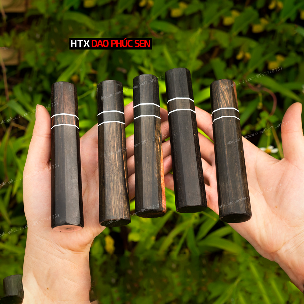 Cán dao Nhật bát giác gỗ - CN02