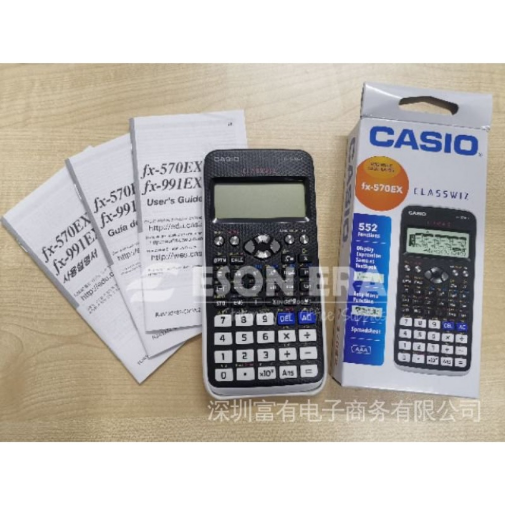 Casio fx-570EX Scientific Calculator 552 Functions Student examination Mini Calculator big
