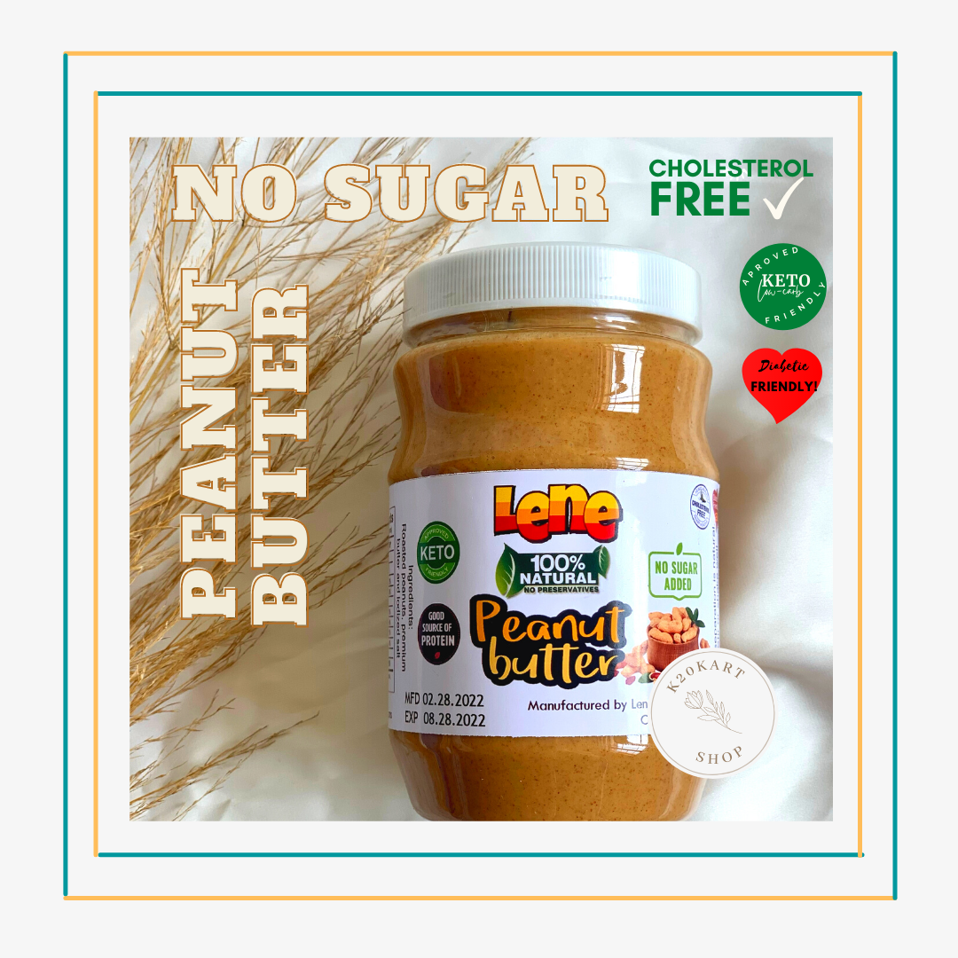 No Sugar Peanut Butter 600g Keto Low Carb Diabetic friendly All Natural Ingredients Lazada PH