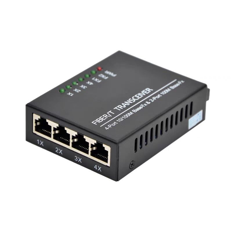 Converter quang điện 2 Quang 4 LAN