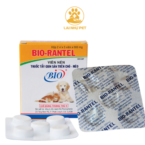 Xổ giun chó mèo Bio Rantel - LAI NHỰ PET