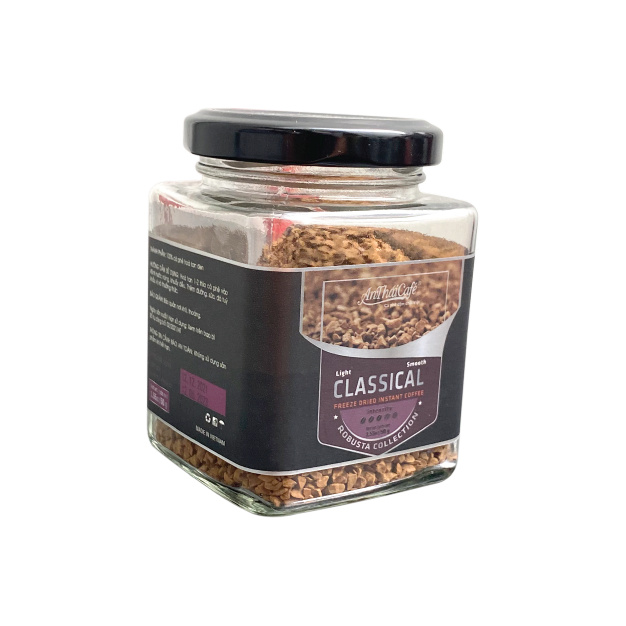 Cà Phê Hoà Tan Robusta Classical nguyên chất rang mộc 100% vị đắng đậm - AnTháiCafé