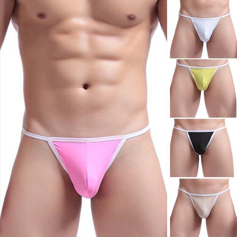【specialthing】 Brand new T Back Underpants Bikini Breathable Briefs Bulge G String Hot 【Ready Stock】