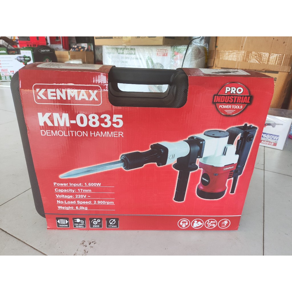 Máy đục bê tông KM-0835 17 ly Kenmax