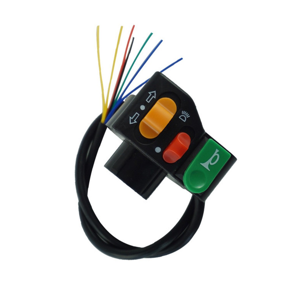 Motorcycle Switch Handlebar Switch Beam Black Horn Control Kill Lamp Parts