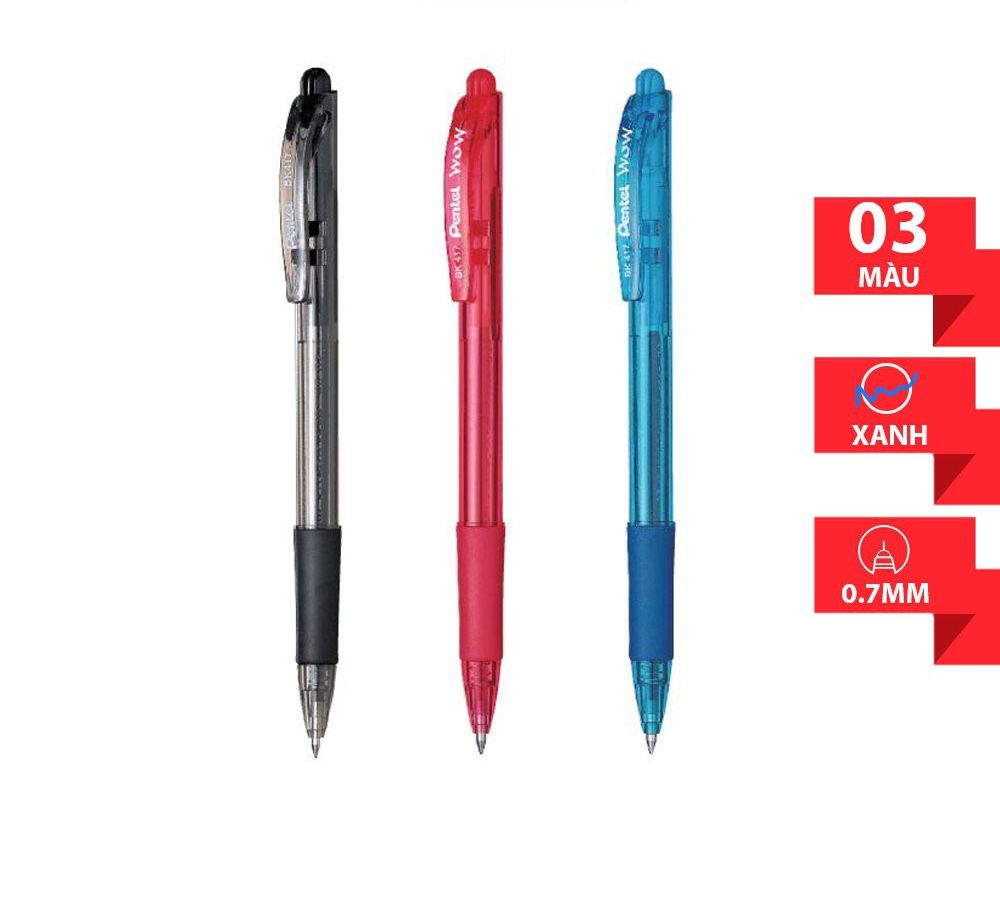 Bút bi Pentel BK417 0.7mm