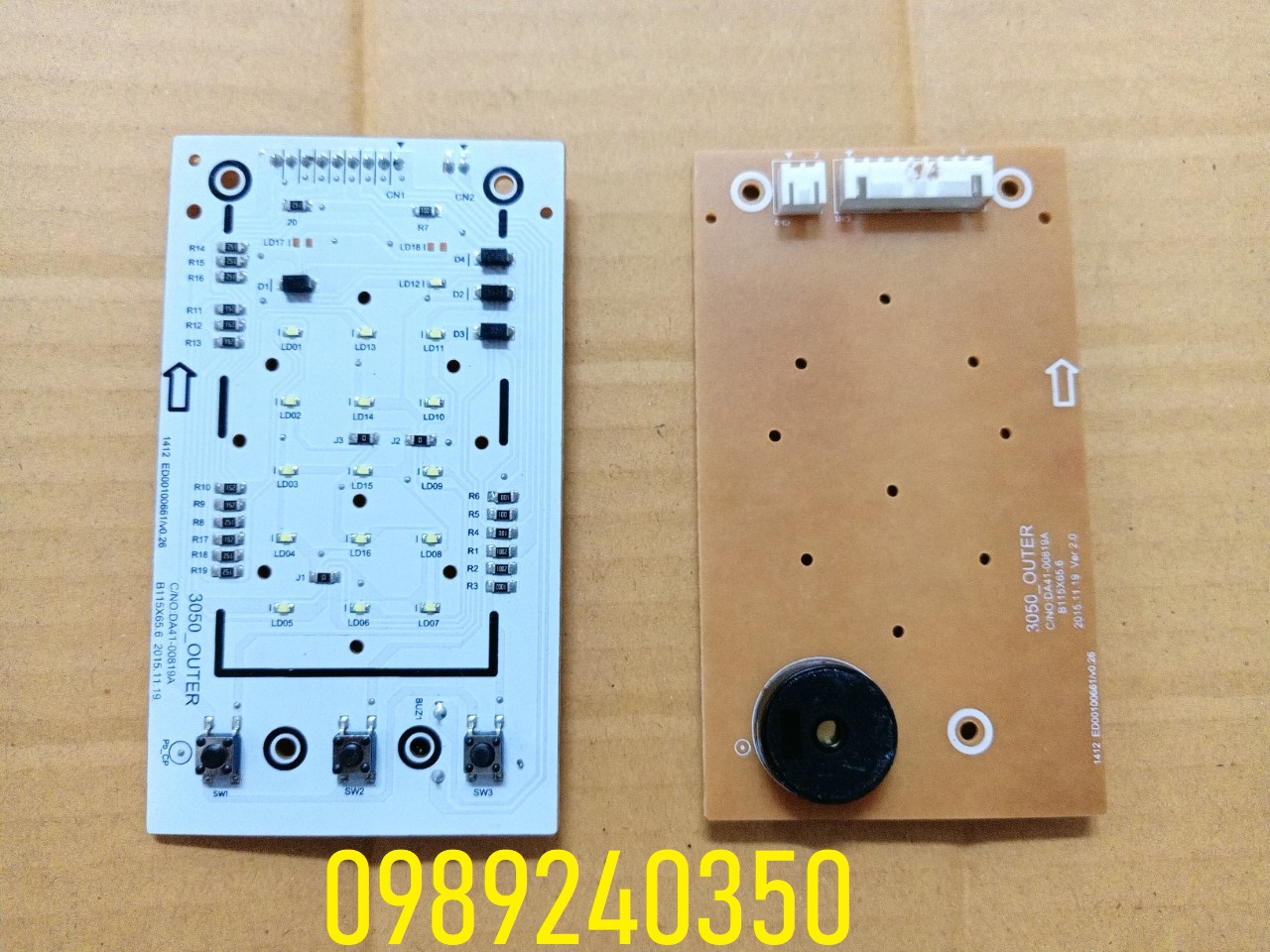 Bo mạch tủ lạnh Samsung mới chính hãng