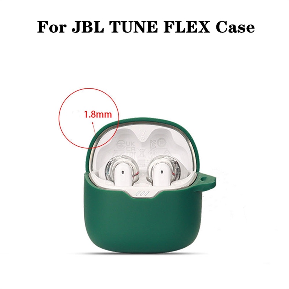 READY STOCK! For JBL TUNE FLEX Case Solid color series for JBL TUNE FLEX Casing Soft Earphone Case Cover