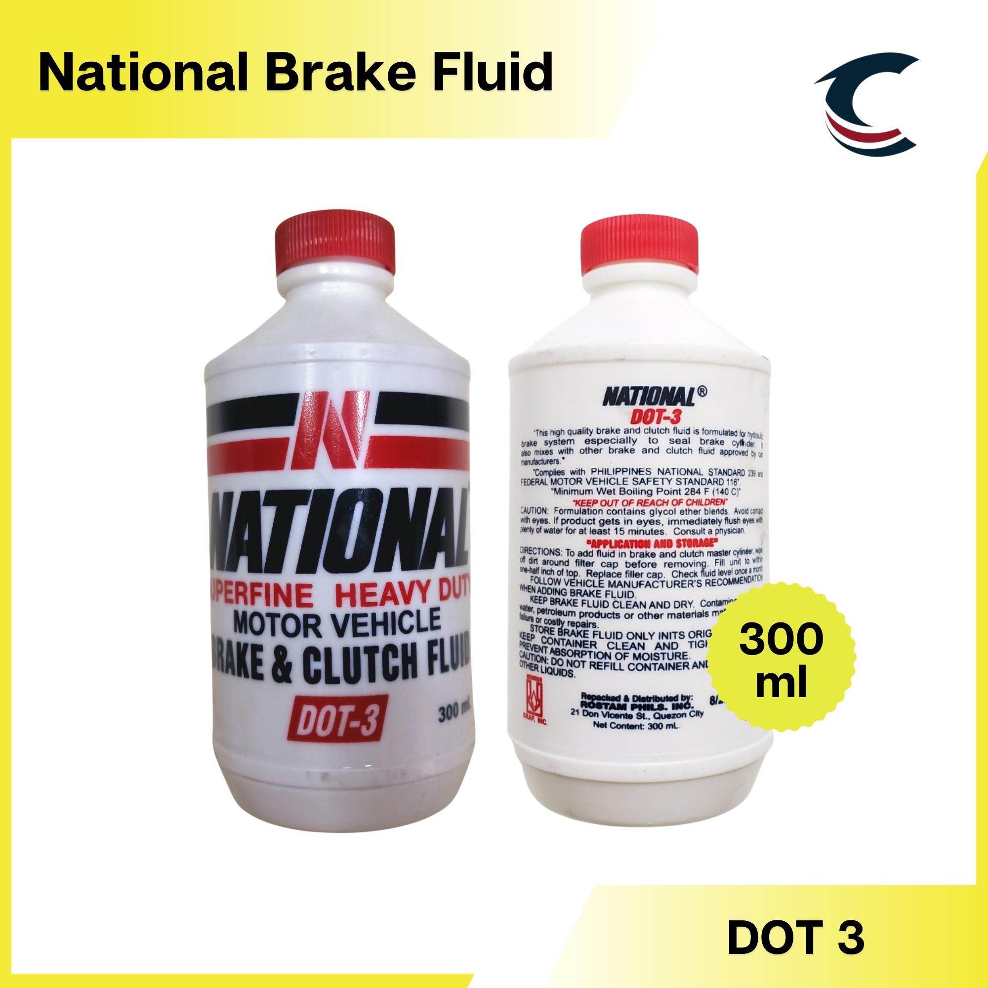 National Brake Fluid (300 ml) DOT 3 Lazada PH