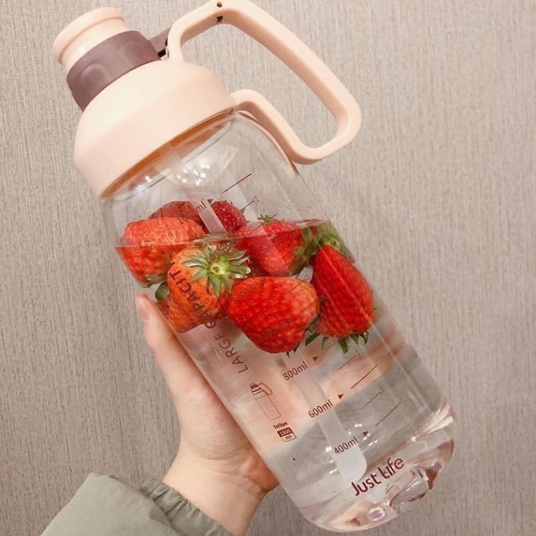 Bình nước siêu bự 1800ml siêu tiện lợi