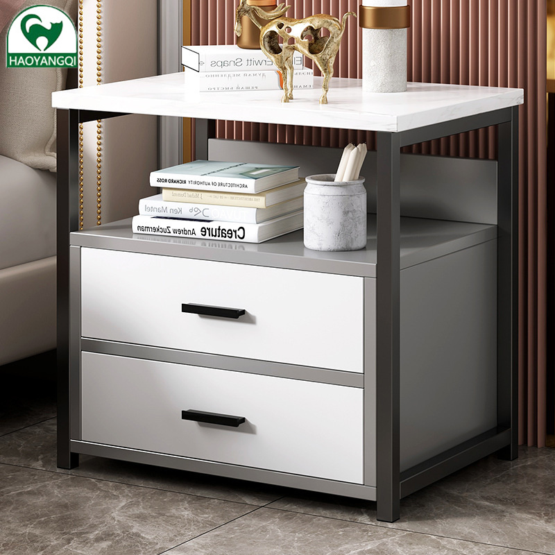Bedside table Nordic wind ins online celebrity bedside table sub-bedroom multi-layer shelf small multi-functional cabinet simple