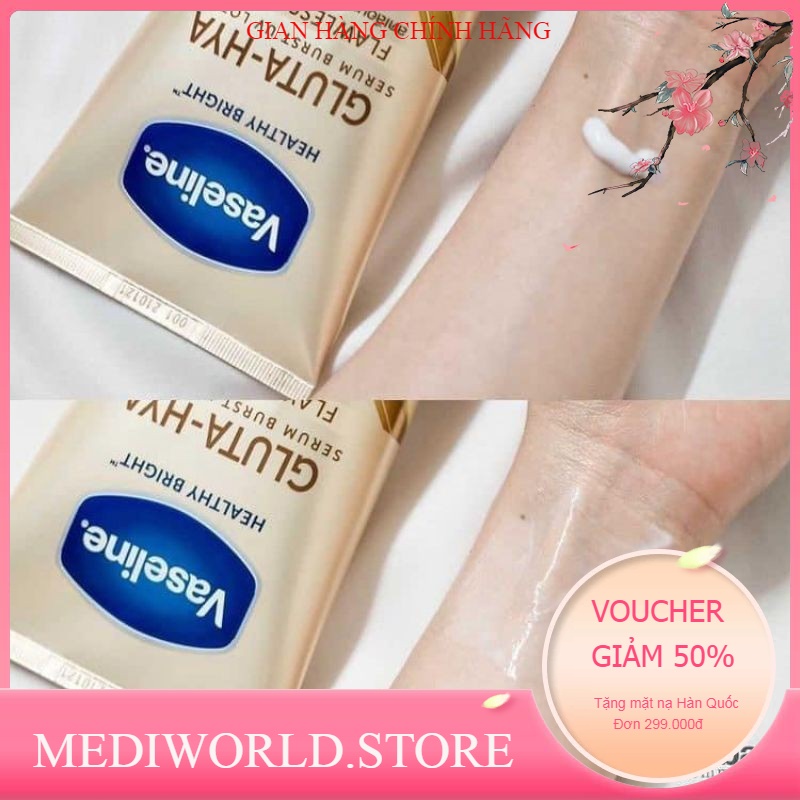 Bộ 2 sữa dưỡng thể vaseline gluta hya serum lotion 10x thái lan ngày và đêm 320ml