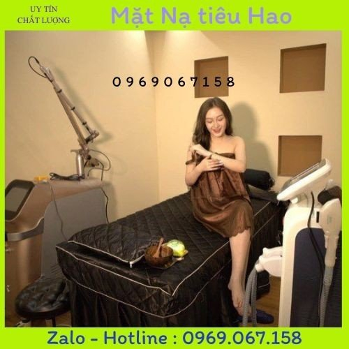 Váy quây spa chất liệu lụa cao cấp