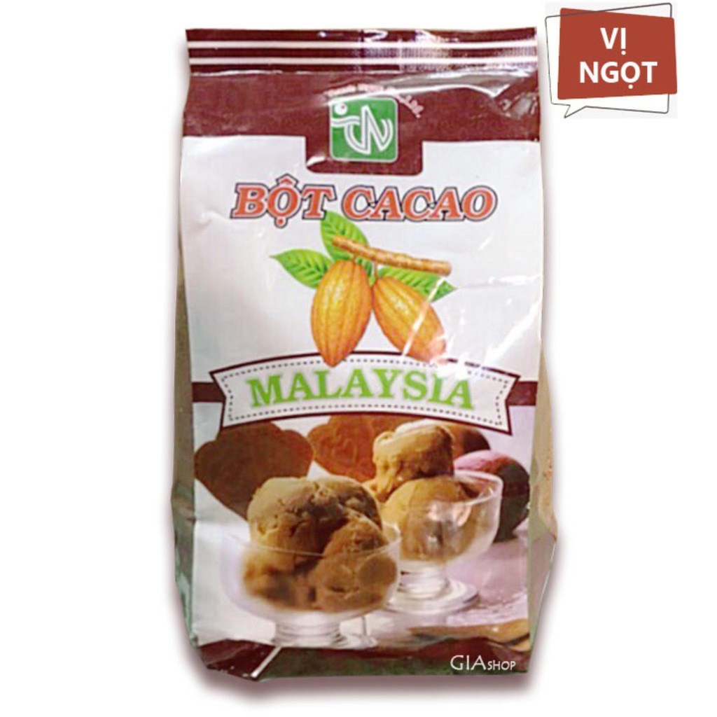 Bột Cacao Malaysia loại Đắng 500g