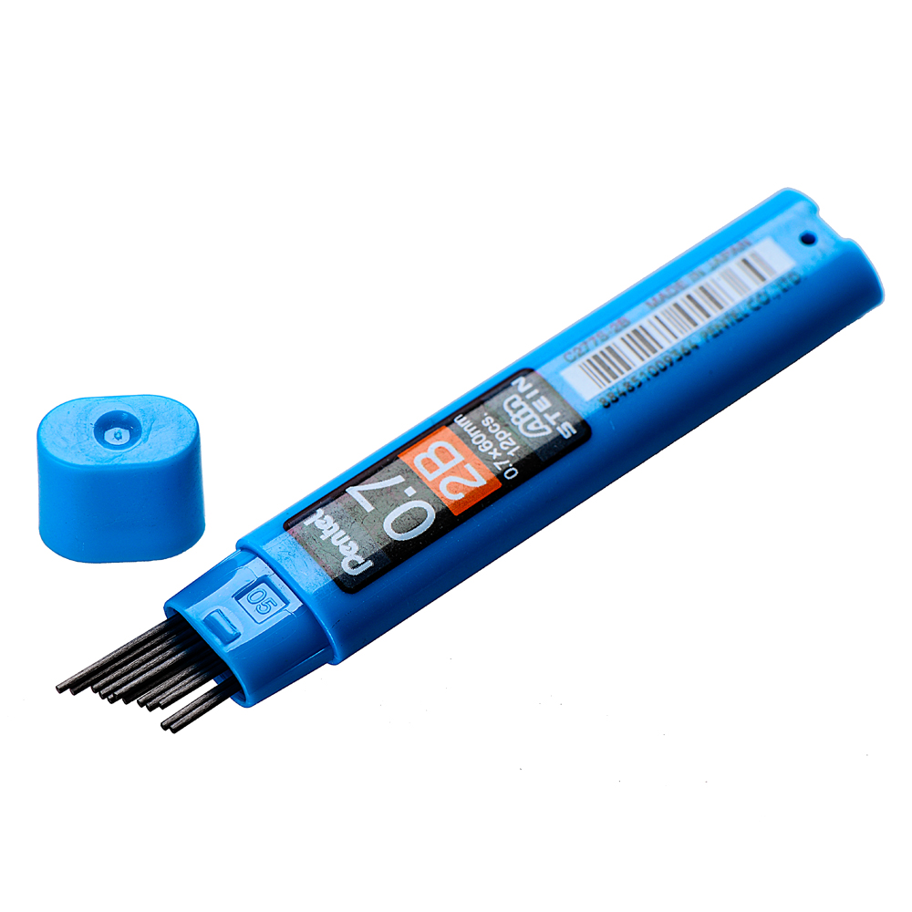 Ruột chì kim Pentel AINSTEIN C277S-2B nét 0.7mm (60mm x 12 ruột)