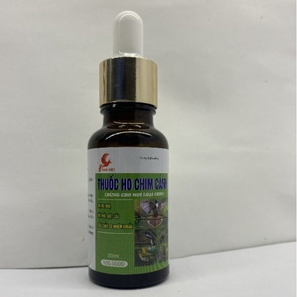 Dung Dịch Ho Sao Việt Cho Chim Cảnh - Hỗ trợ vấn đề tiêu chảy do nhiễm khuẩn