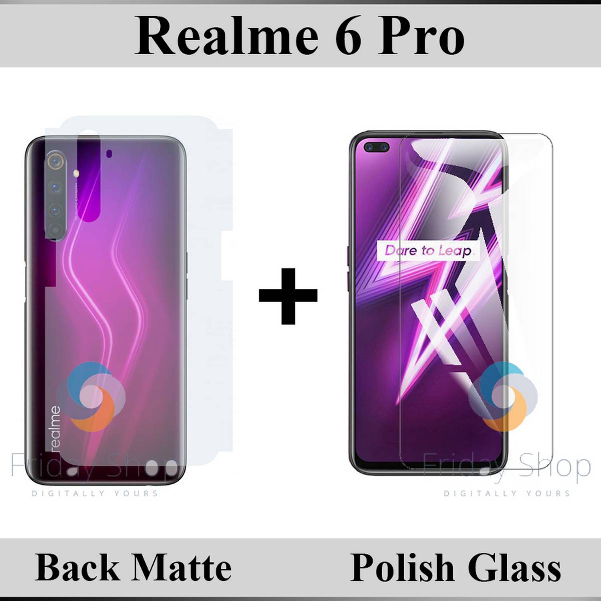 Realme%206%20Pro%20Tempered%20Glass%20Screen%20Protector%20Polish%20Glass%20+%20Back%20Matte%20Protector%20Soft%20Skin%20Sheet%20Soft%20Film%20Protector%20For%20Realme%206%20Pro%20-%20Image%202