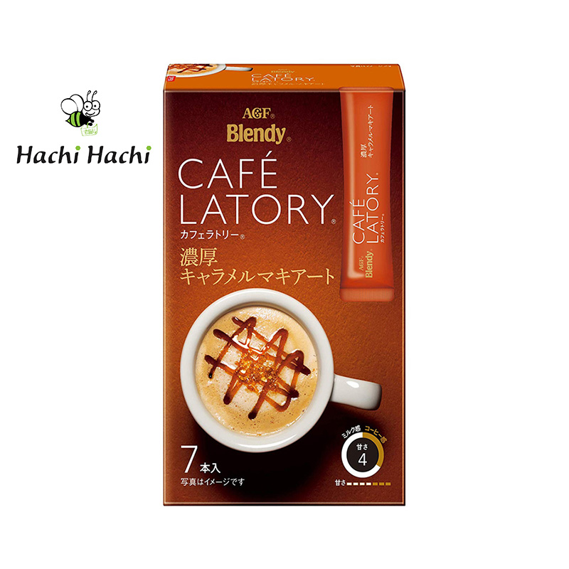 Cà phê Caramel Macchiato Blendy 80.5g 11.5g x 7gói - Hachi Hachi Japan Shop